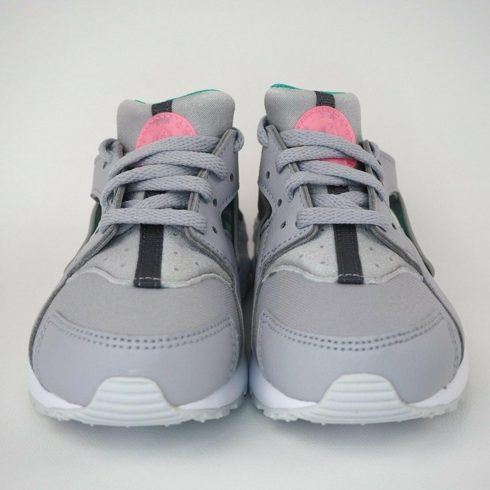 Nike Little Kids Air Huarache Running Grey White - Picture 5 of 12